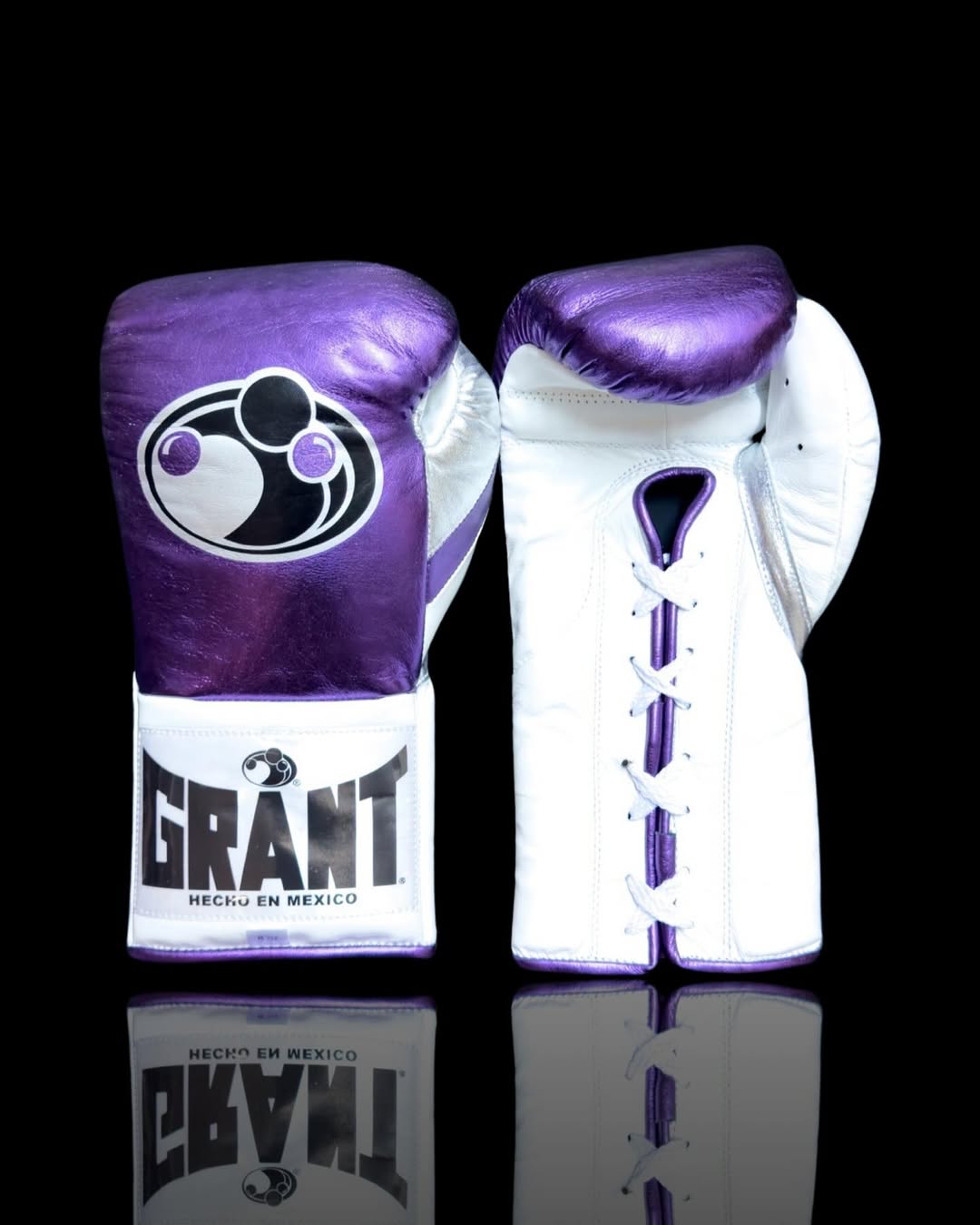 Grant Purple & White Pro Boxing Gloves